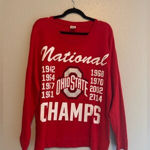 Victorias Secret OSU sweatshirt.